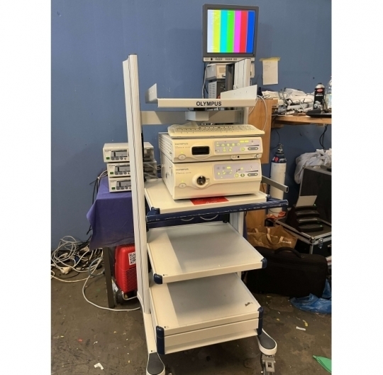 CV-180 mit/with CLV-180 incl. monitor + trolley